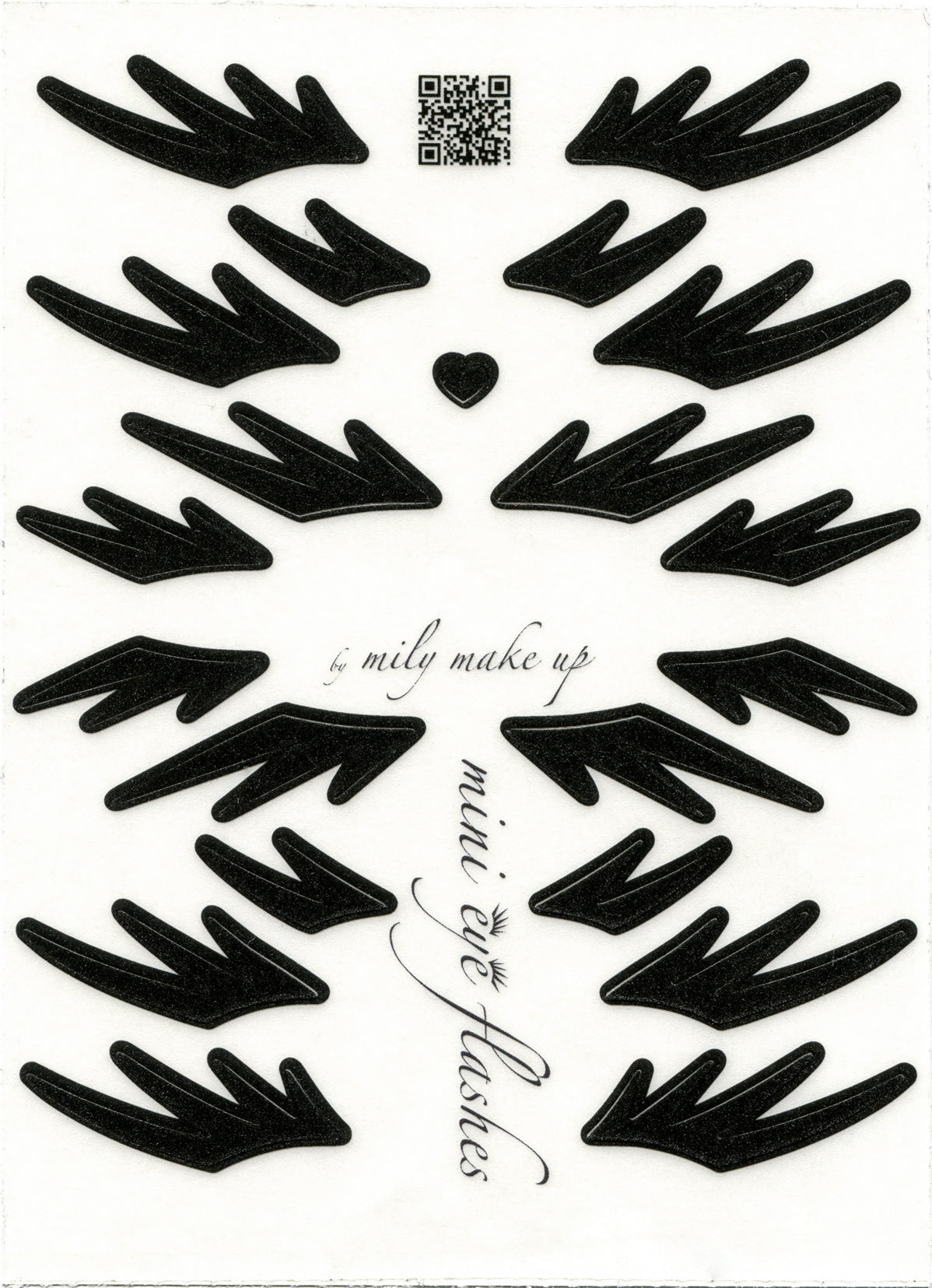 N°30 </br> mini eye flashes </br> matte black