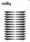 N°2 </br> Stick on eyeliners </br>matte black - cat eyes