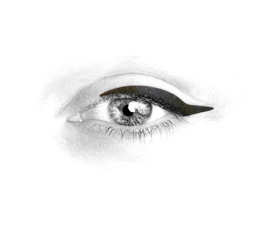 N°4 </br>Stick on eyeliners </br>matte black - 3 styles