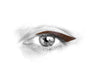 N°8 </br>Stick on eyeliners </br>dark brown - 3 styles