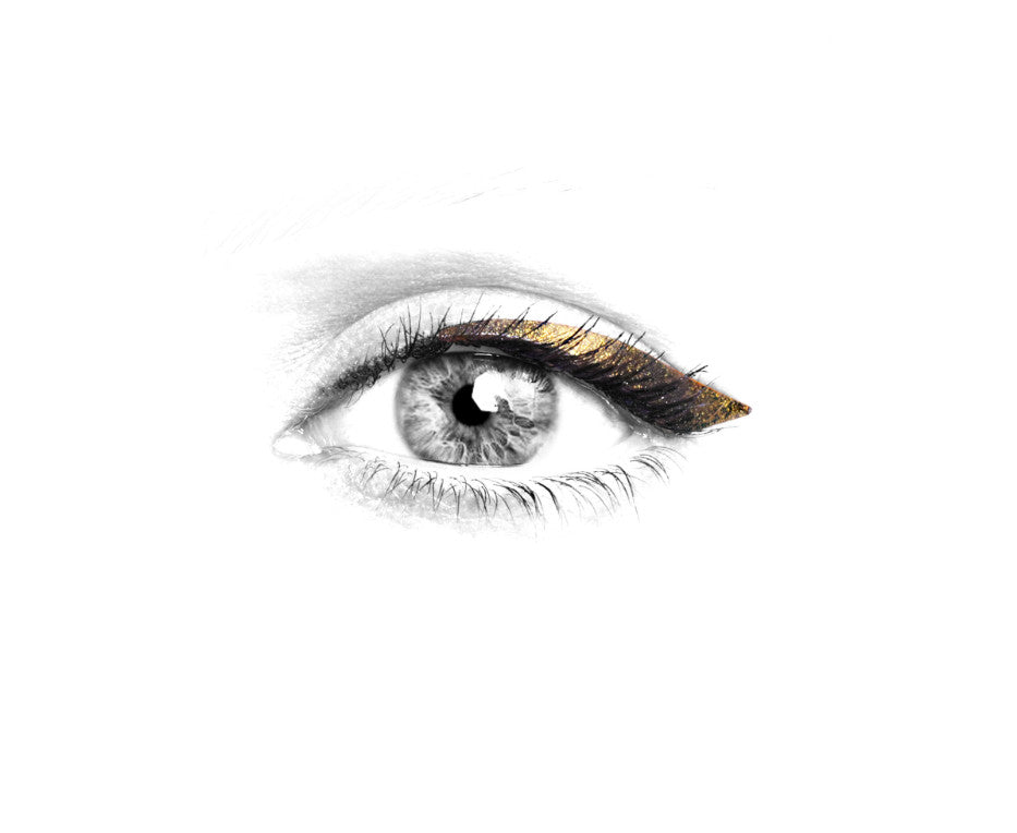 N°17 </br> Glam liners </br>gold, silver, metallic green, metallic blue - 3 shapes