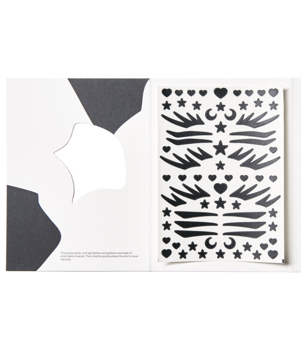 N°34 </br>Le Mix - beauty spots, mini eye flashes, eyeliners</br>matte black